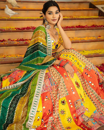 RD DEAL Stylish Designer Digital Printed Lehenga Choli Set with Dupatta